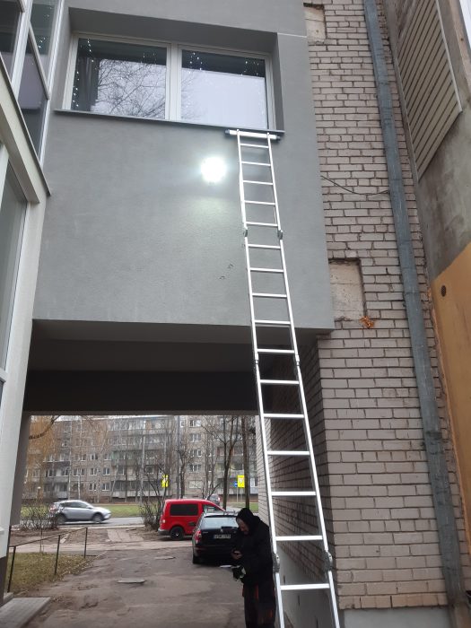 daugiabučio apšvietimo įrengimas